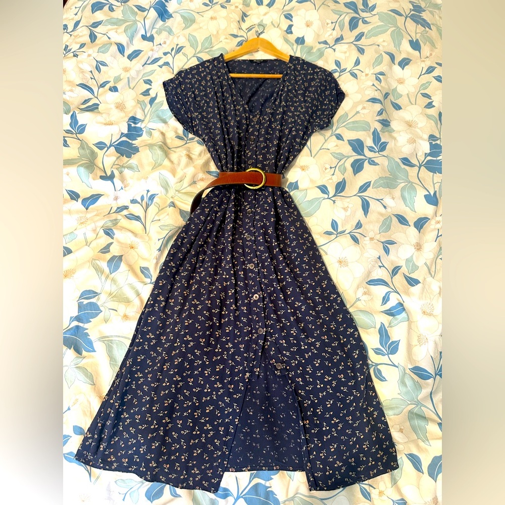 Madewell 90s floral dress size small